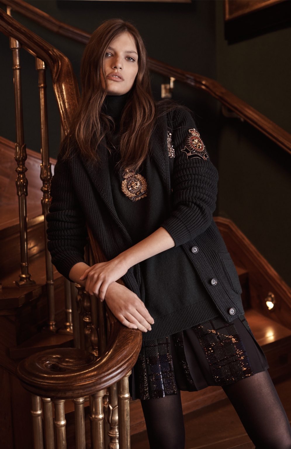 Fashion Week New York Pre-Fall 2017 look 7 from the Ralph Lauren collection 女装