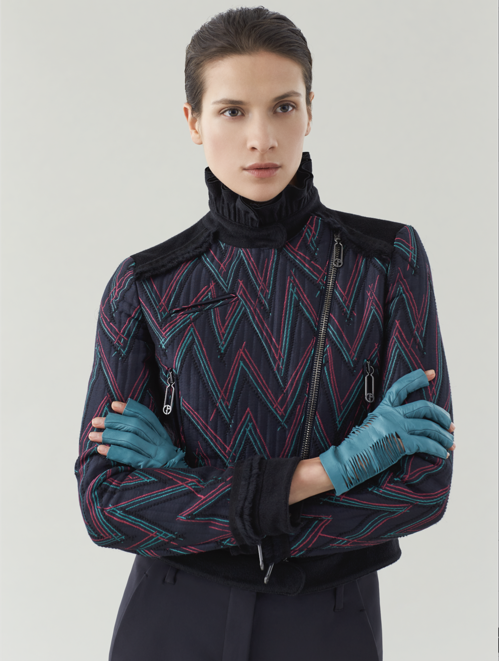 Fashion Week Milan Pre-Fall 2018 look 11 from the Giorgio Armani collection 女装