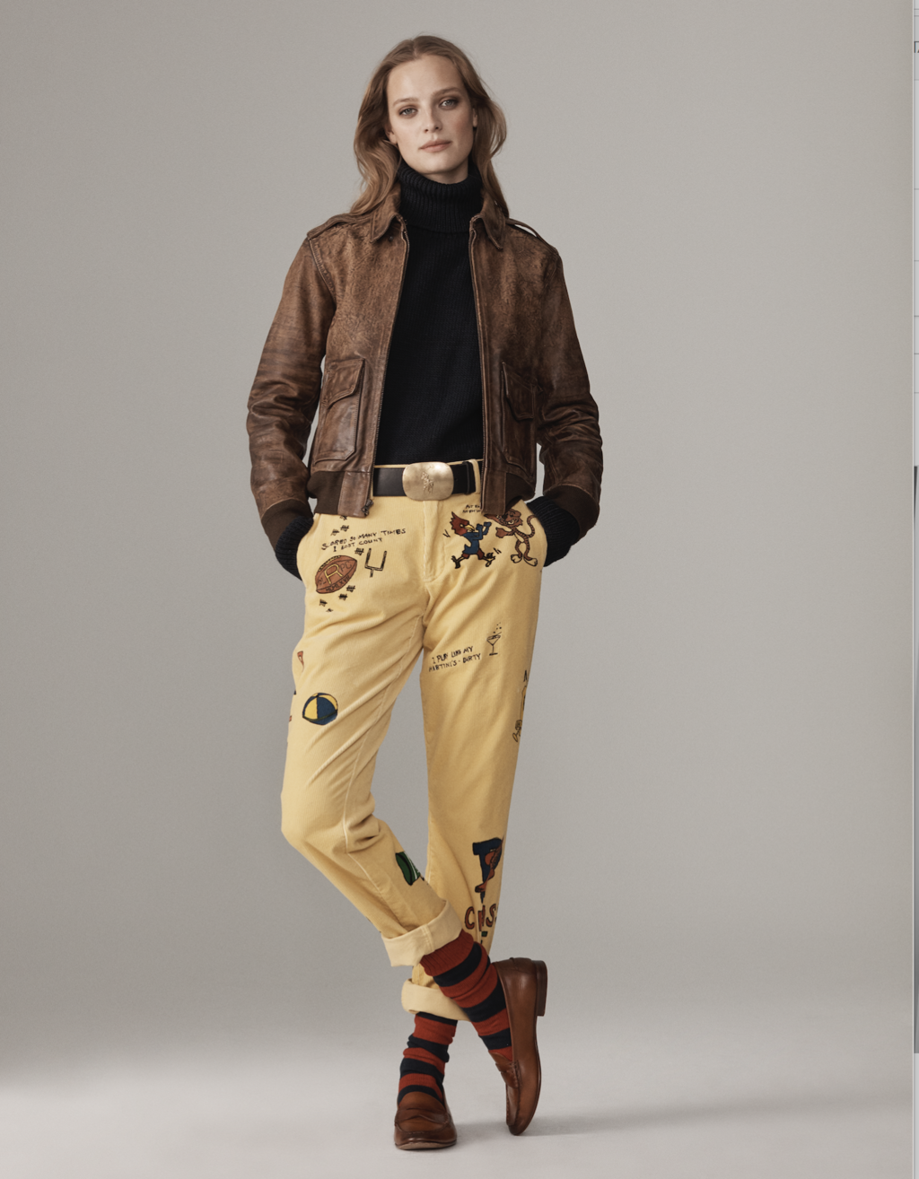 Fashion Week New York Fall/Winter 2018 look 2 from the Polo Ralph Lauren collection womenswear