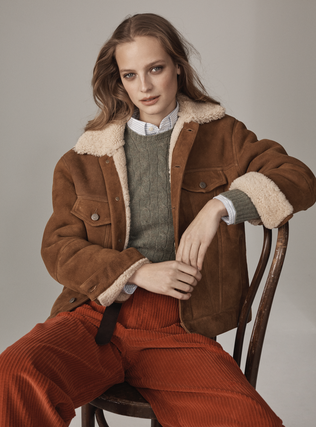 Fashion Week New York Fall/Winter 2018 look 3 de la collection Polo Ralph Lauren womenswear