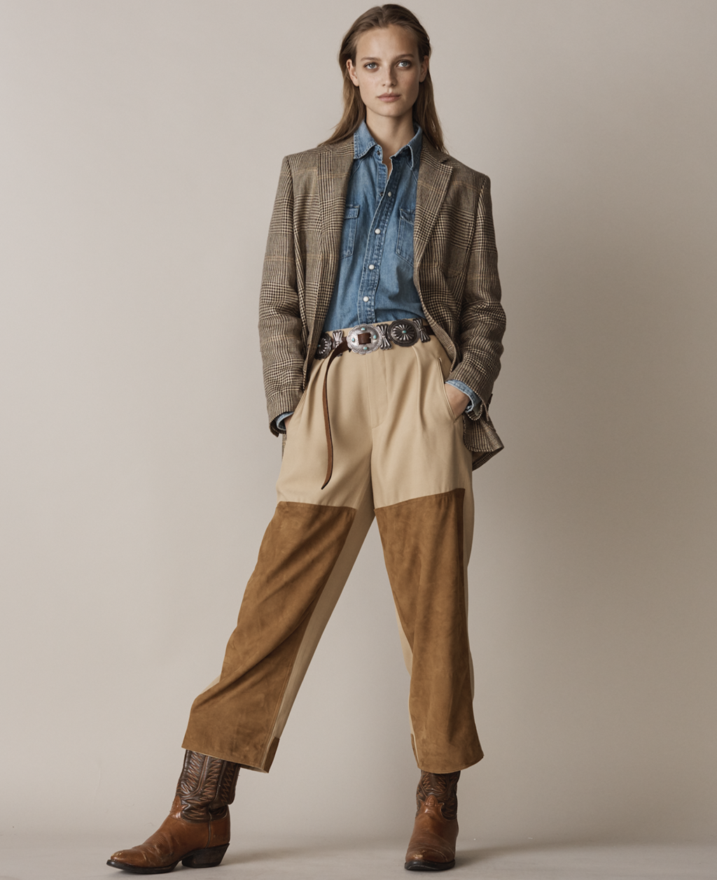 Fashion Week New York Pre-Fall 2018 look 20 from the Polo Ralph Lauren collection 女装