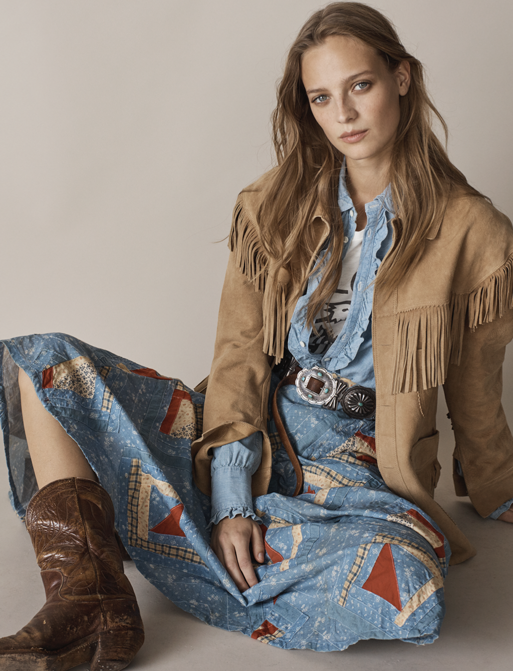 Fashion Week New York Pre-Fall 2018 look 17 from the Polo Ralph Lauren collection 女装