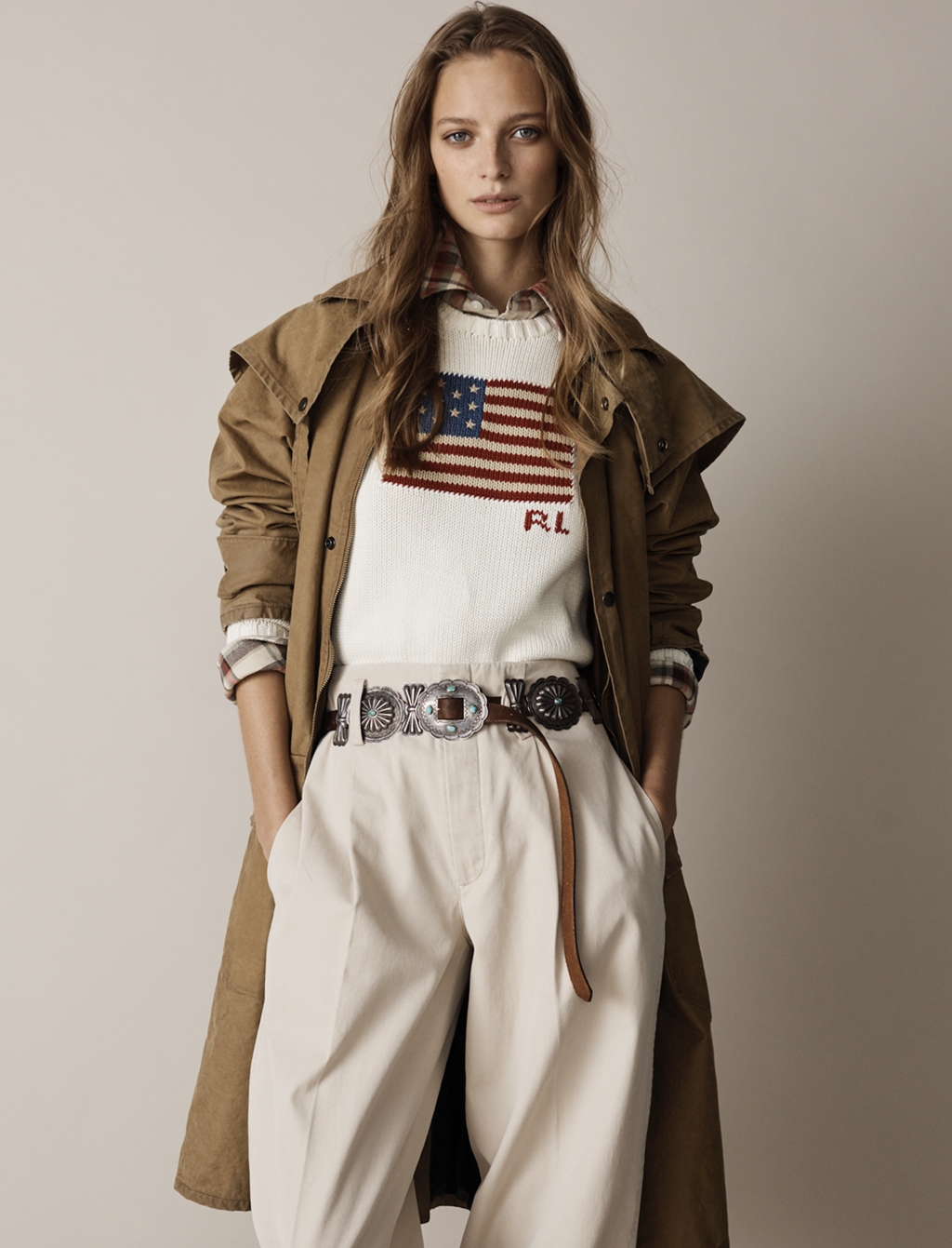 Fashion Week New York Pre-Fall 2018 look 6 from the Polo Ralph Lauren collection womenswear