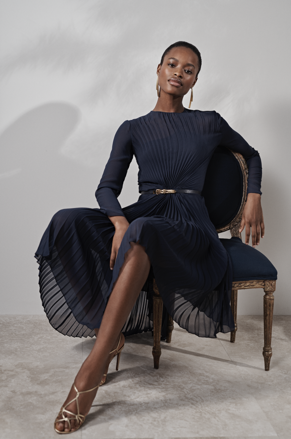 Fashion Week New York Resort 2019 look 9 de la collection Ralph Lauren womenswear