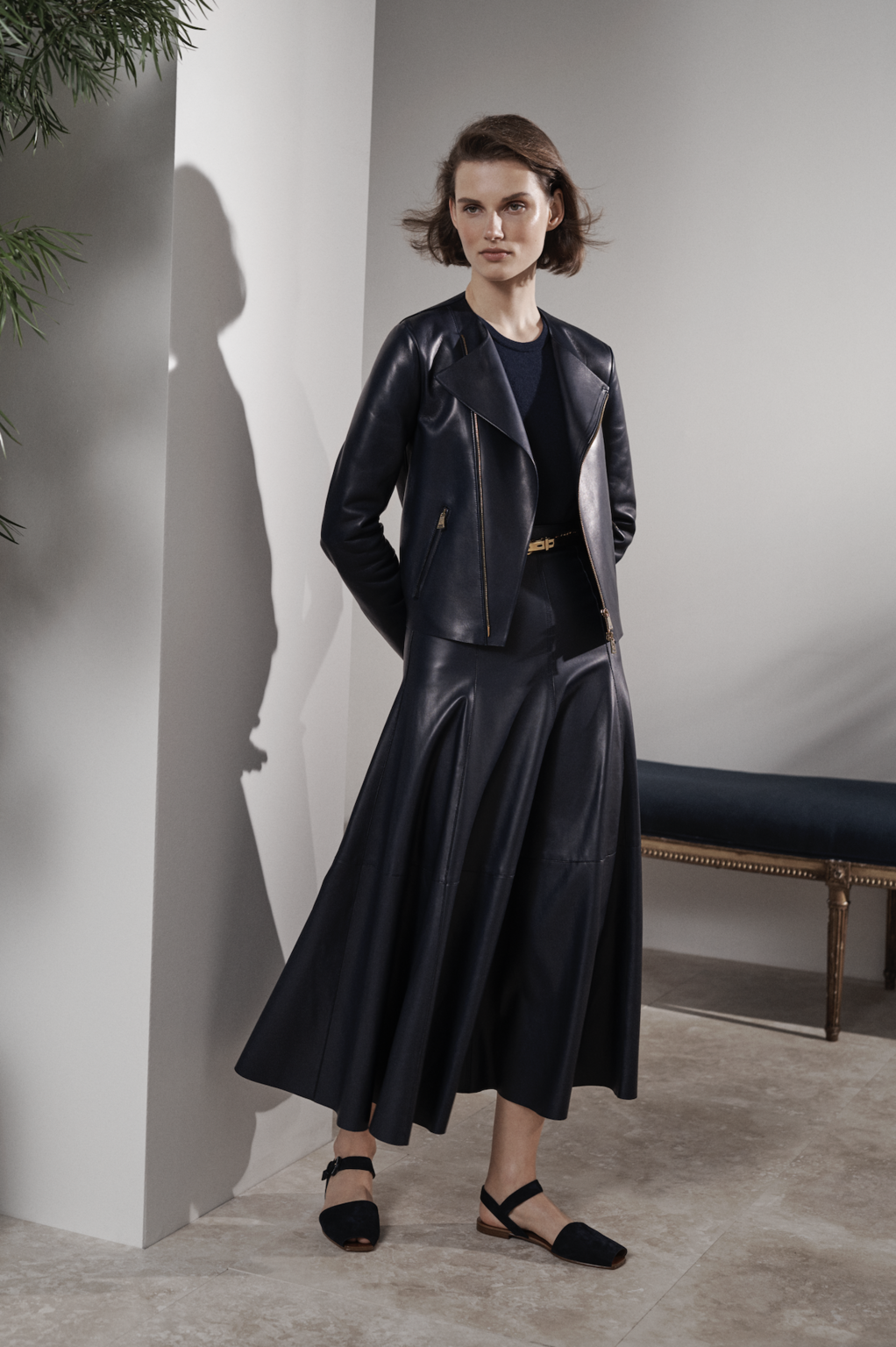 Fashion Week New York Resort 2019 look 6 from the Ralph Lauren collection 女装