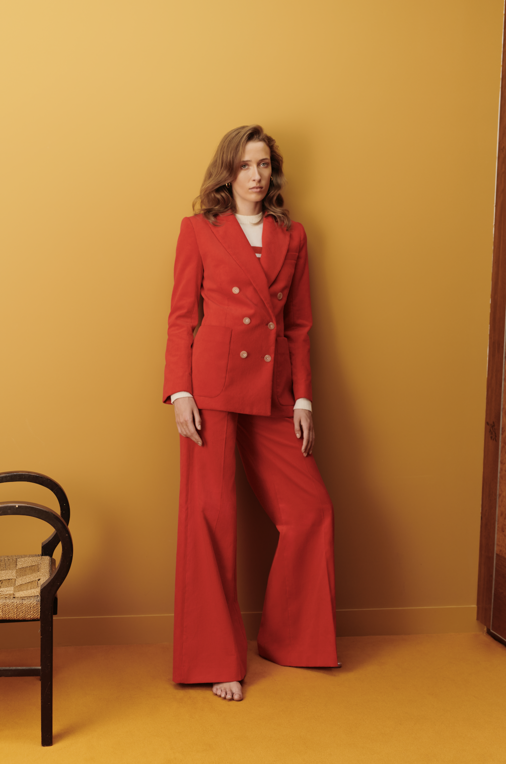 Fashion Week London Resort 2019 look 12 from the Bella Freud collection womenswear