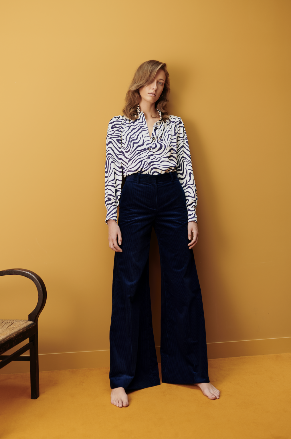 Fashion Week London Resort 2019 look 18 from the Bella Freud collection womenswear