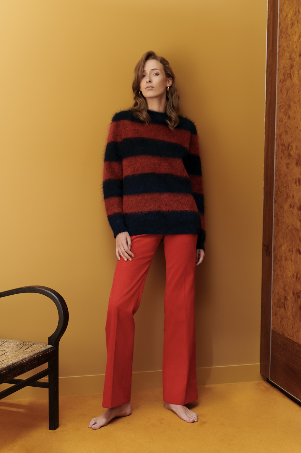 Fashion Week London Resort 2019 look 23 from the Bella Freud collection 女装