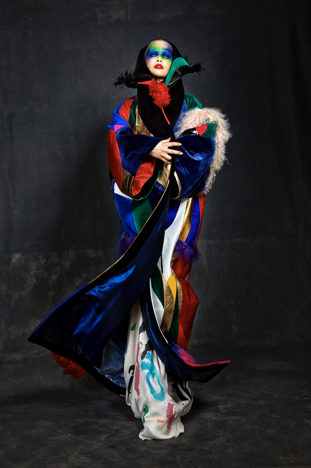 Fashion Week Paris Fall/Winter 2020 look 1 de la collection Ronald Van Der Kemp couture
