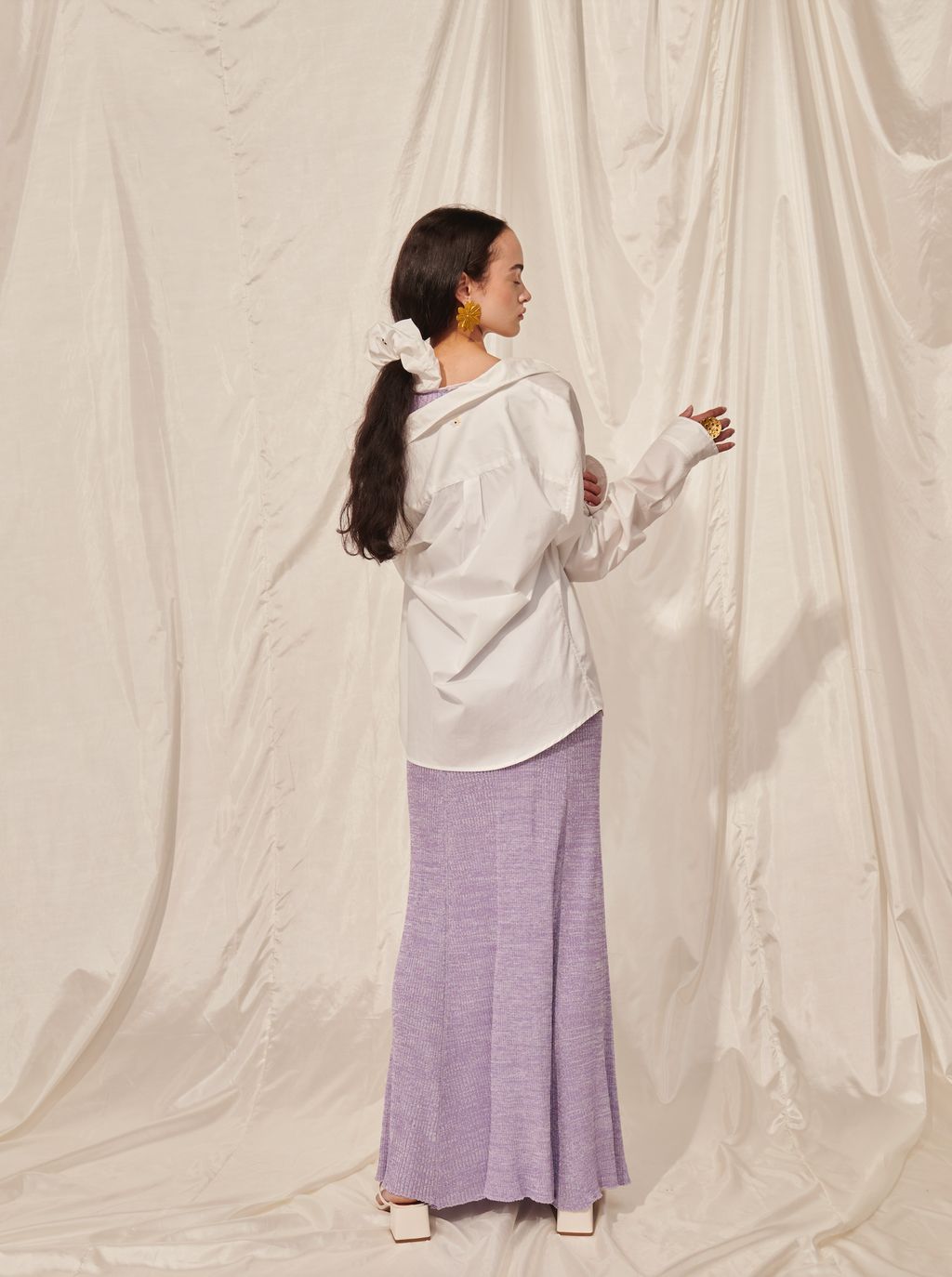 Fashion Week Paris Resort 2024 look 15 from the Yasmina Q - Saudi 100 collection 女装