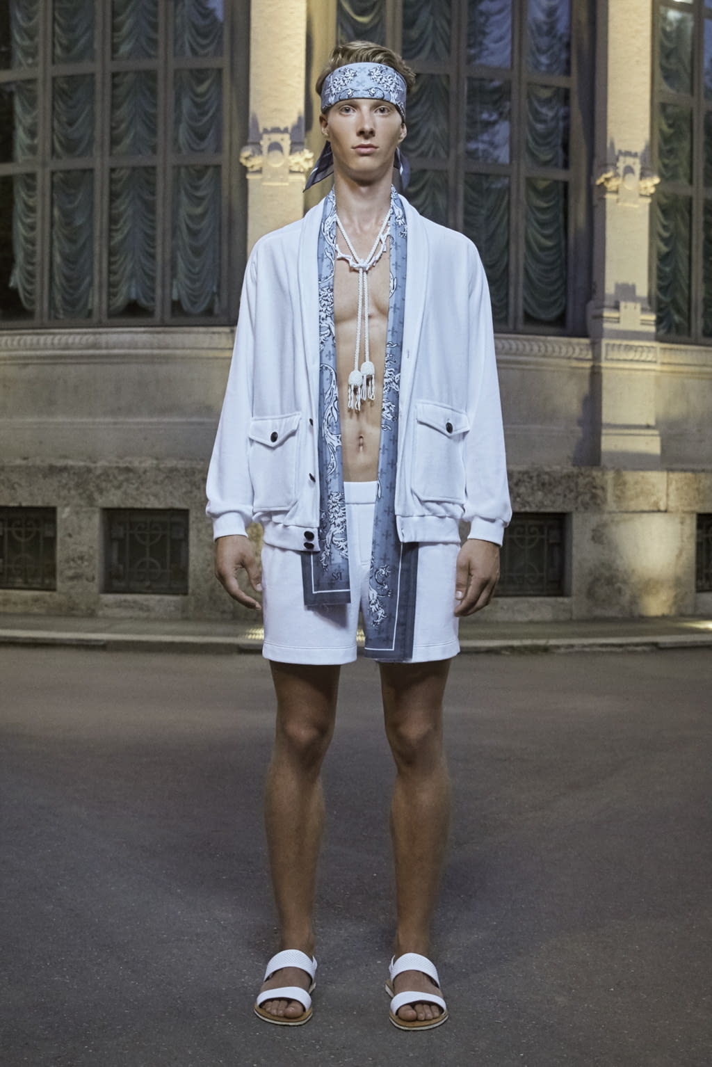 Fashion Week Milan Spring/Summer 2021 look 19 from the Serdar collection menswear