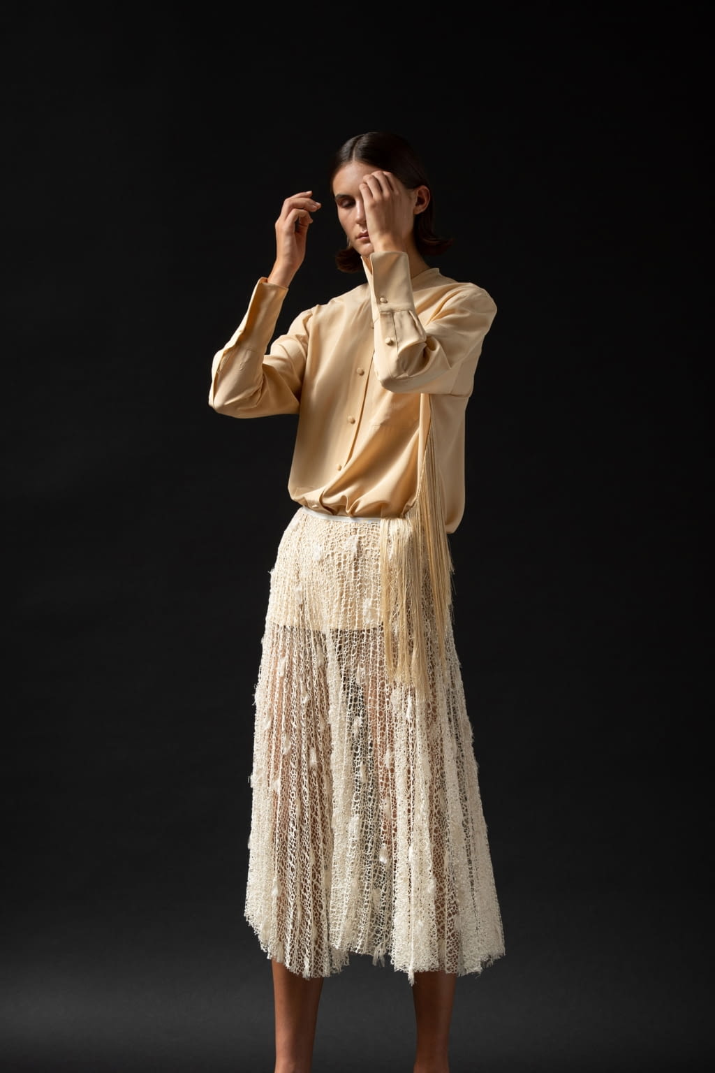 Fashion Week London Spring/Summer 2021 look 13 from the Sharon Wauchob collection womenswear