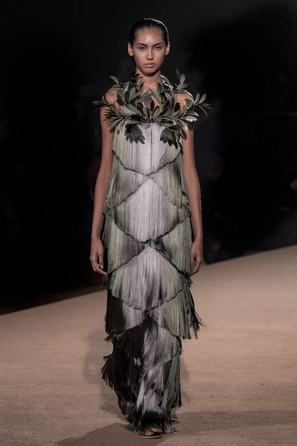 Fashion Week London Spring/Summer 2020 look 8 from the Mary Katrantzou collection womenswear