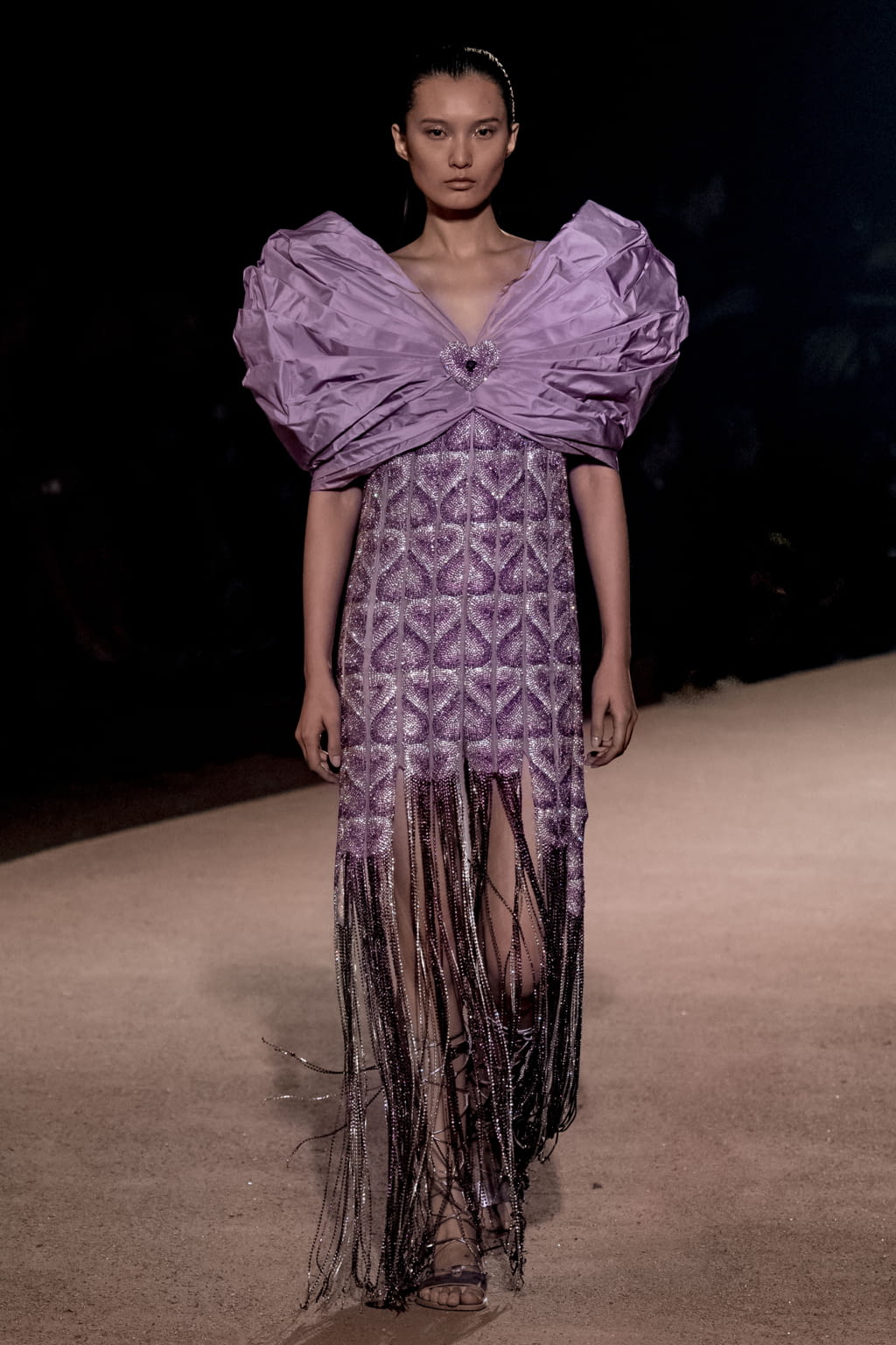Fashion Week London Spring/Summer 2020 look 30 from the Mary Katrantzou collection 女装