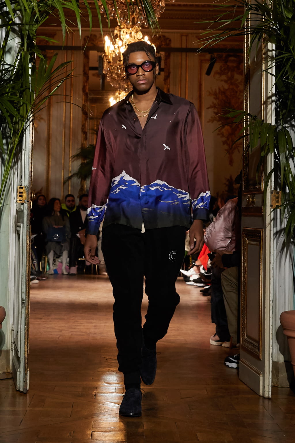 Fashion Week Paris Fall/Winter 2019 look 4 from the Casablanca collection menswear