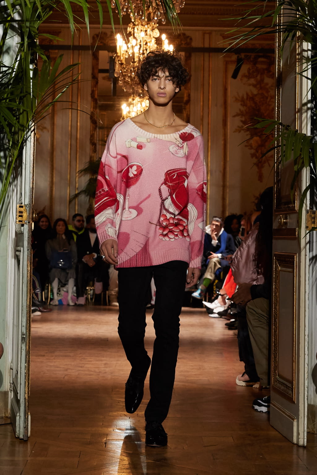 Fashion Week Paris Fall/Winter 2019 look 16 de la collection Casablanca menswear