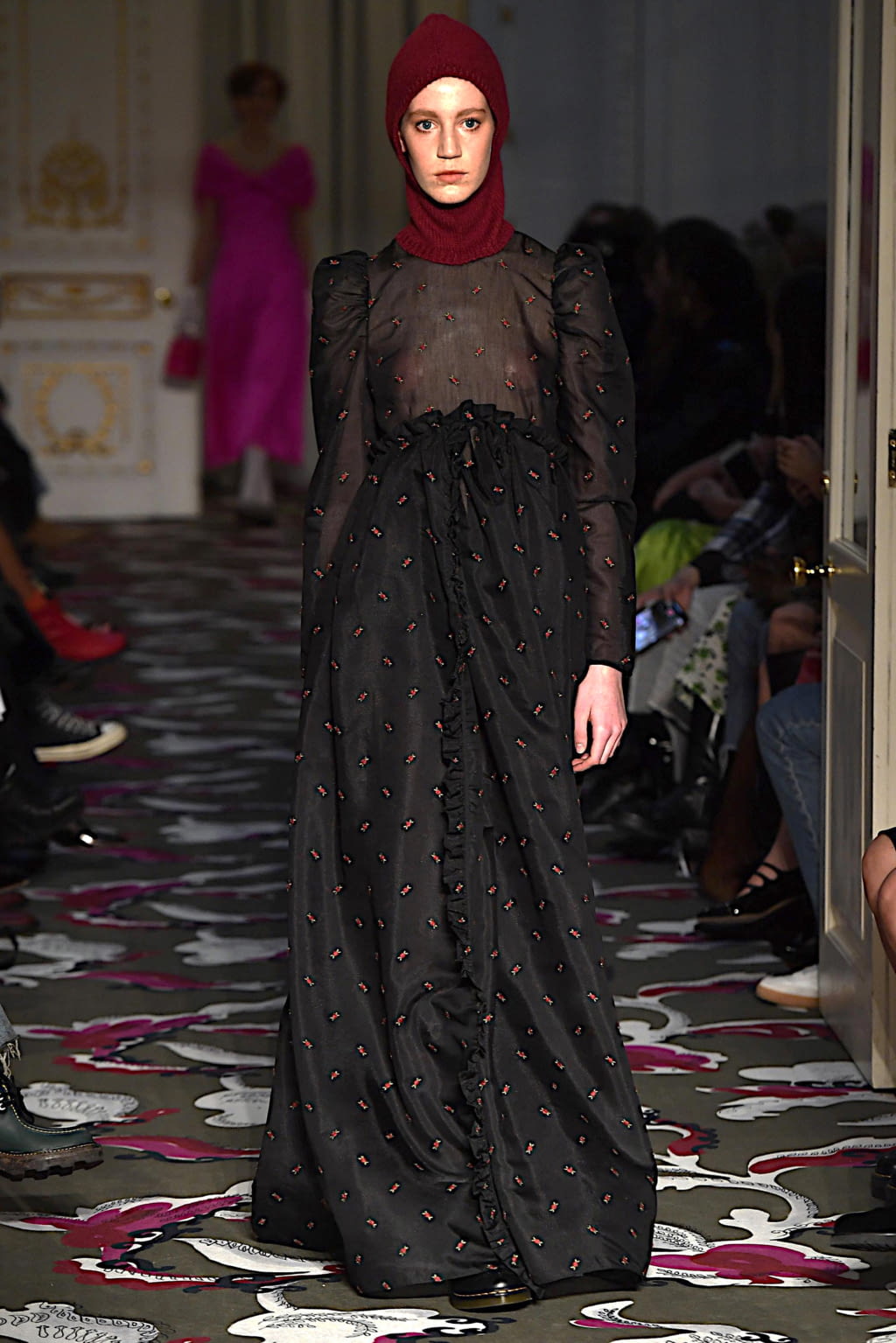 Fashion Week London Fall/Winter 2020 look 18 de la collection Shrimps womenswear