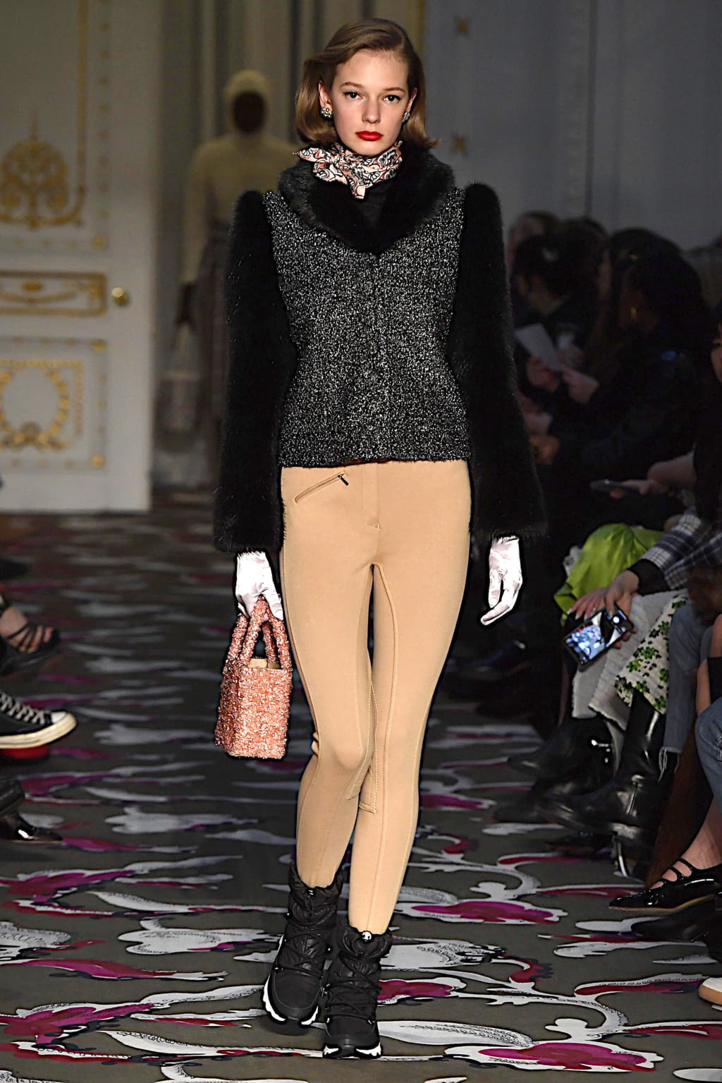 Fashion Week London Fall/Winter 2020 look 21 from the Shrimps collection womenswear