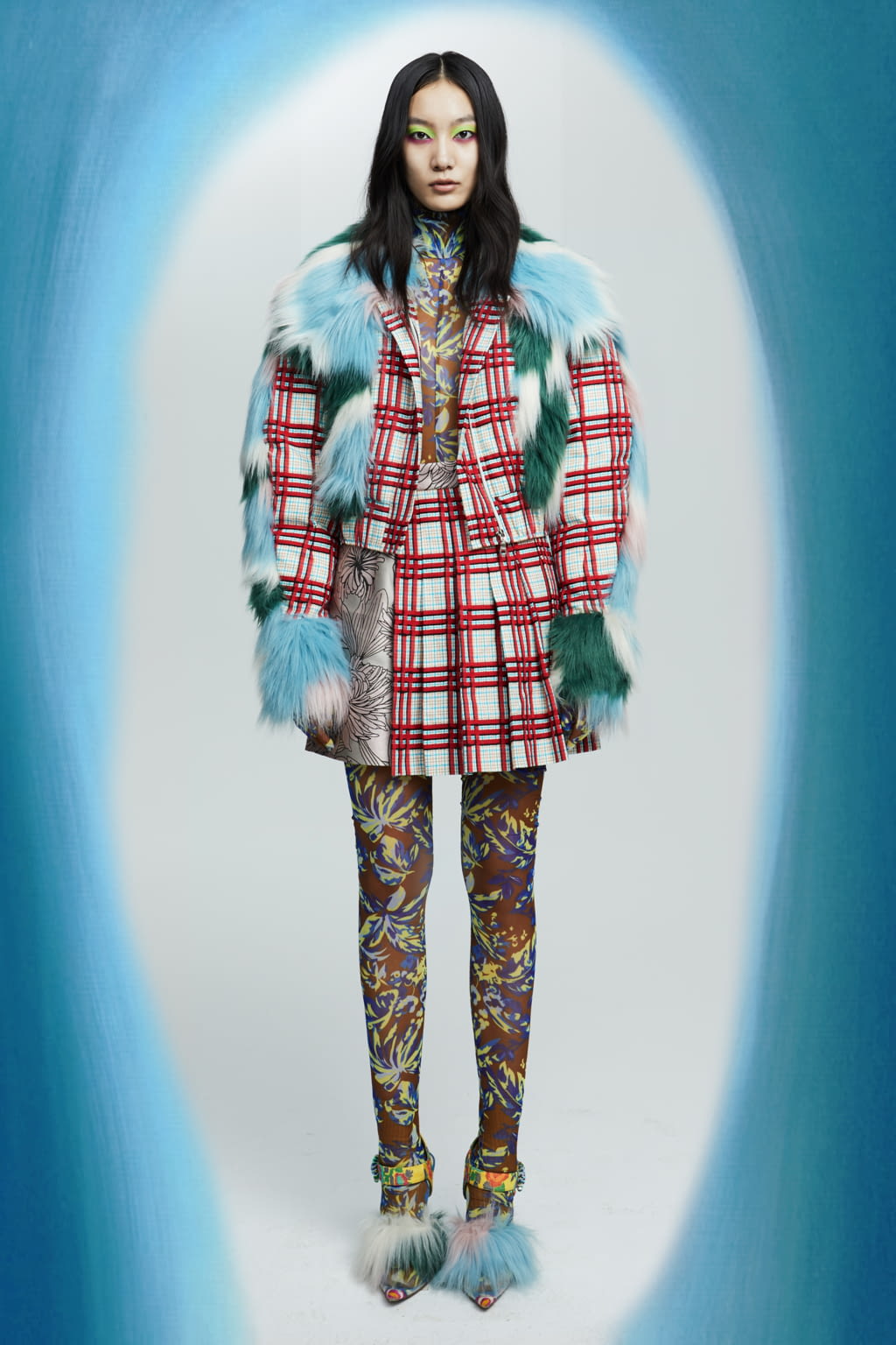 Fashion Week Milan Fall/Winter 2021 look 4 from the Shuting Qiu collection womenswear