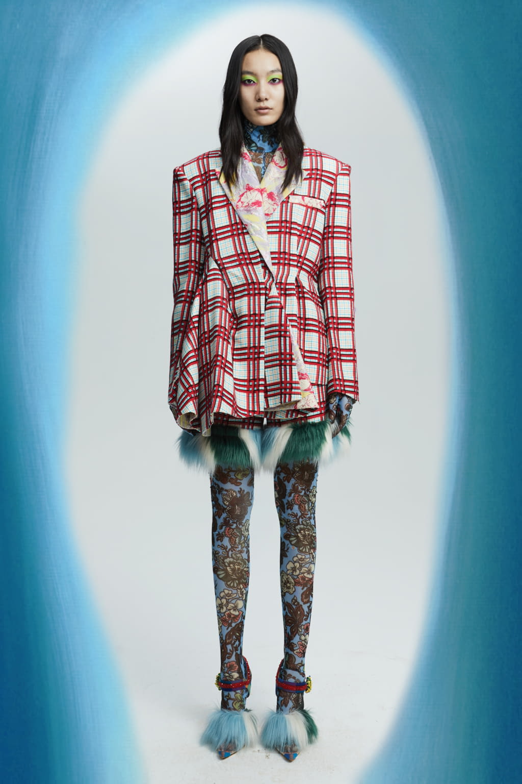 Fashion Week Milan Fall/Winter 2021 look 6 de la collection Shuting Qiu womenswear