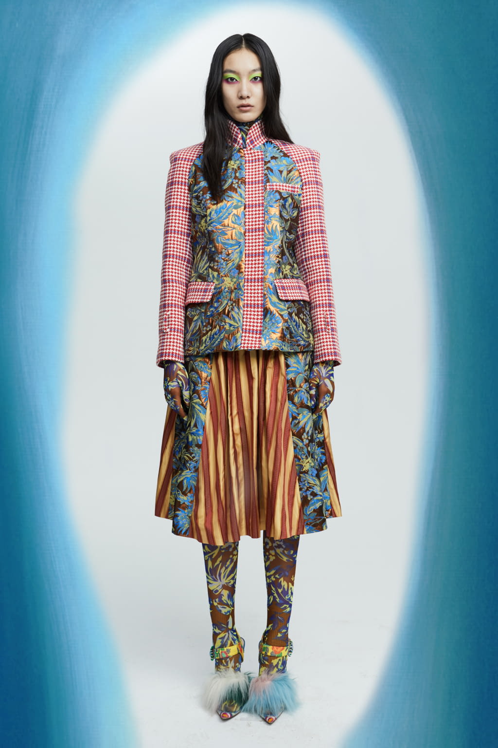 Fashion Week Milan Fall/Winter 2021 look 13 de la collection Shuting Qiu womenswear