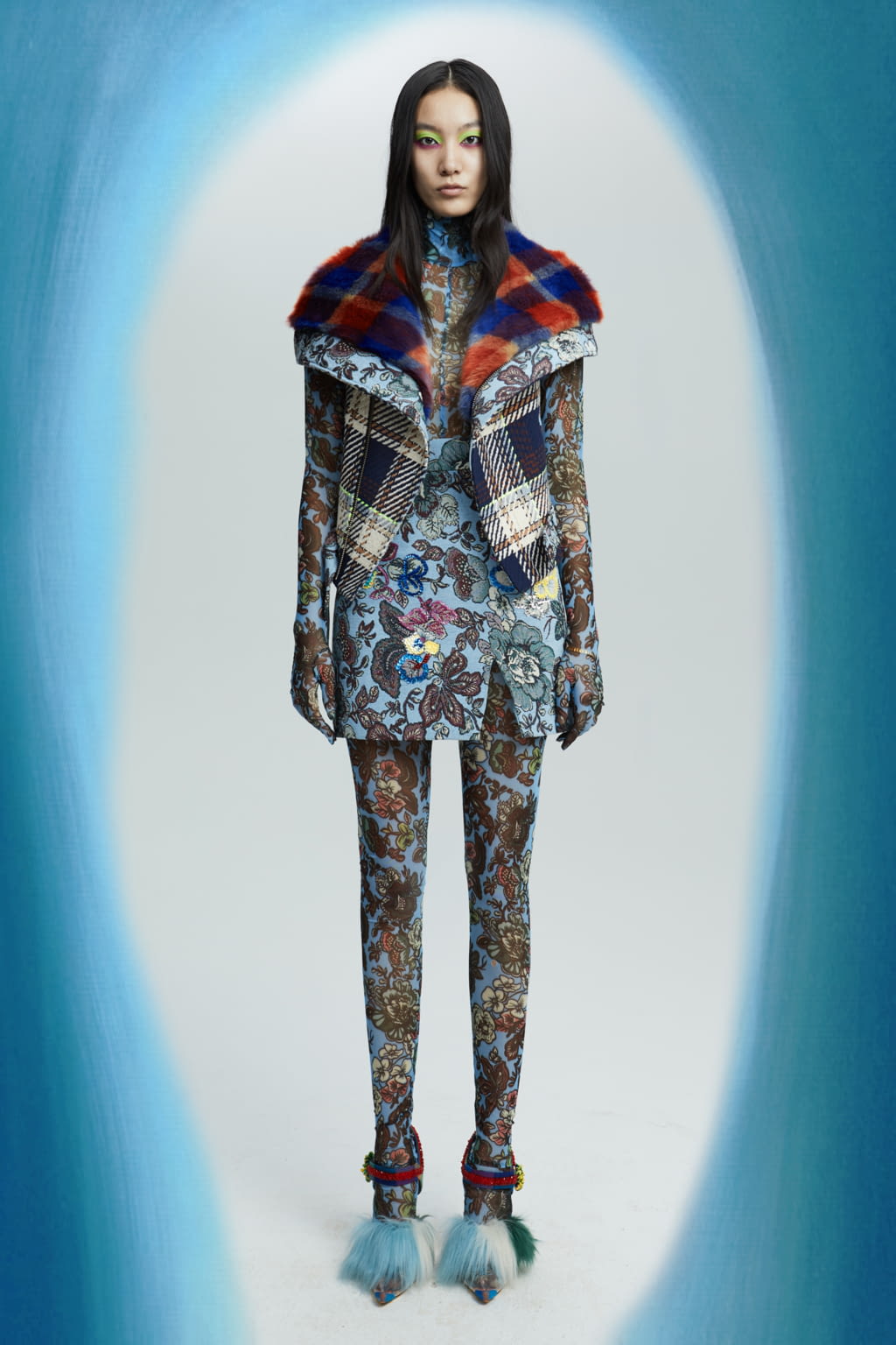 Fashion Week Milan Fall/Winter 2021 look 17 from the Shuting Qiu collection womenswear