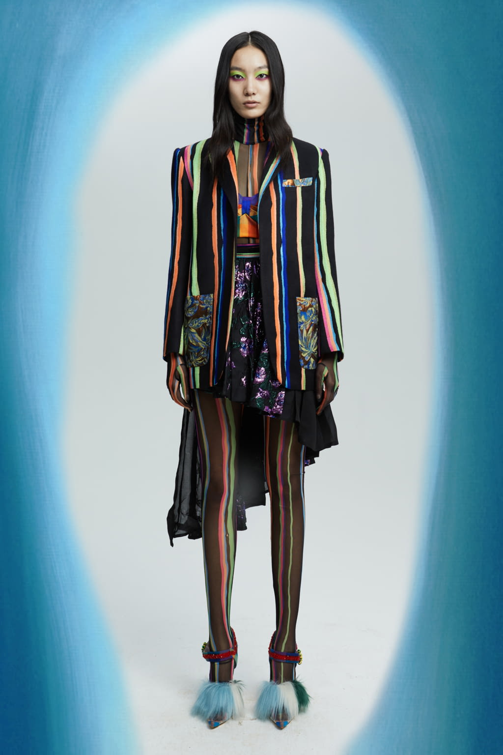 Fashion Week Milan Fall/Winter 2021 look 25 from the Shuting Qiu collection womenswear