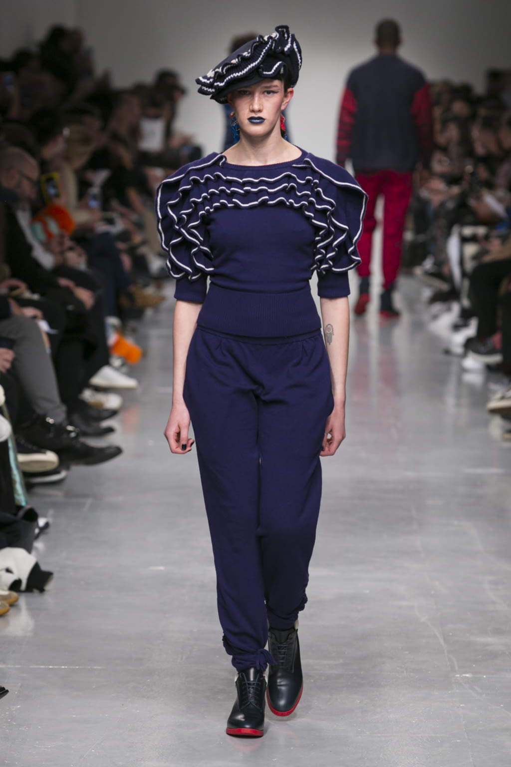Fashion Week London Fall/Winter 2017 look 19 from the Sibling collection womenswear