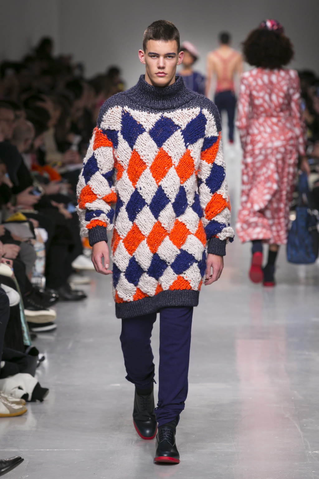 Fashion Week London Fall/Winter 2017 look 4 from the Sibling collection menswear