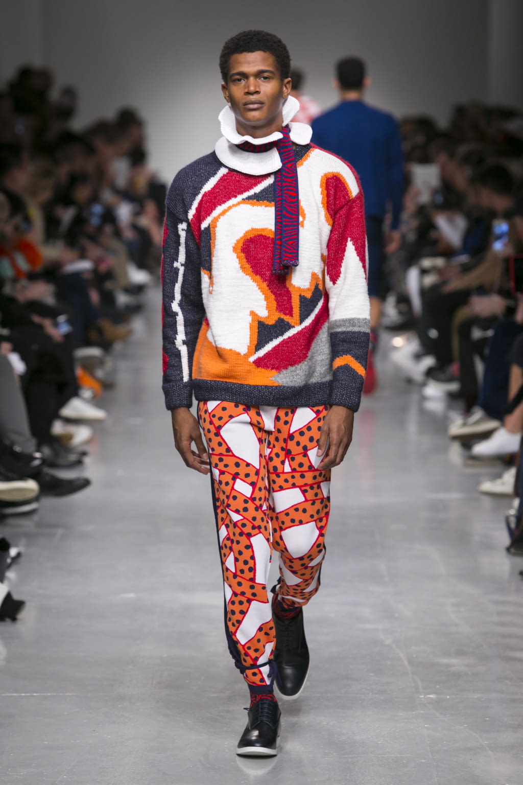 Fashion Week London Fall/Winter 2017 look 9 from the Sibling collection menswear