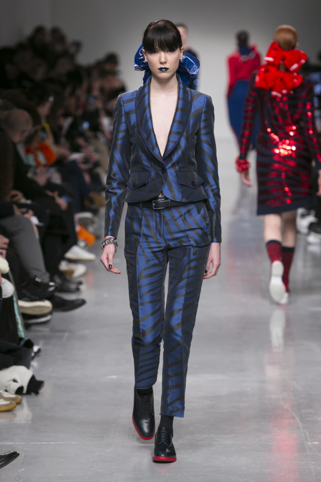 Fashion Week London Fall/Winter 2017 look 12 from the Sibling collection menswear