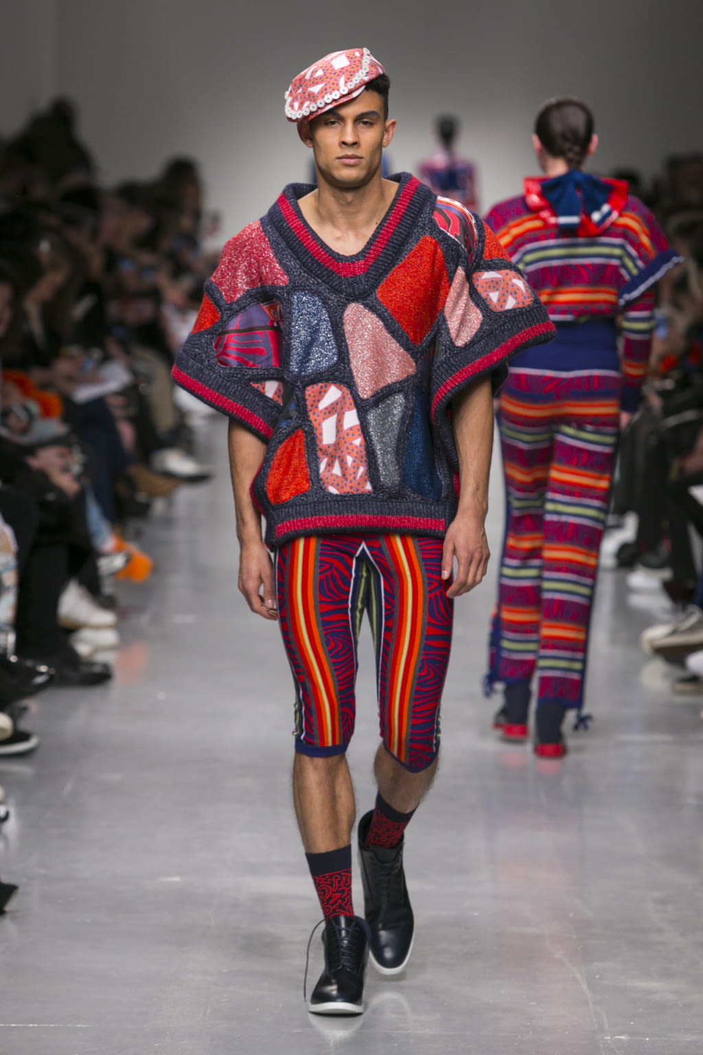 Fashion Week London Fall/Winter 2017 look 32 from the Sibling collection menswear