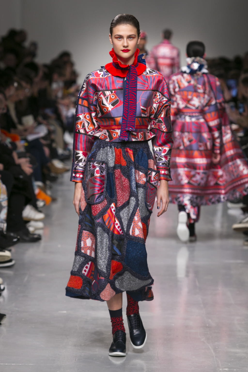 Fashion Week London Fall/Winter 2017 look 38 from the Sibling collection 女装