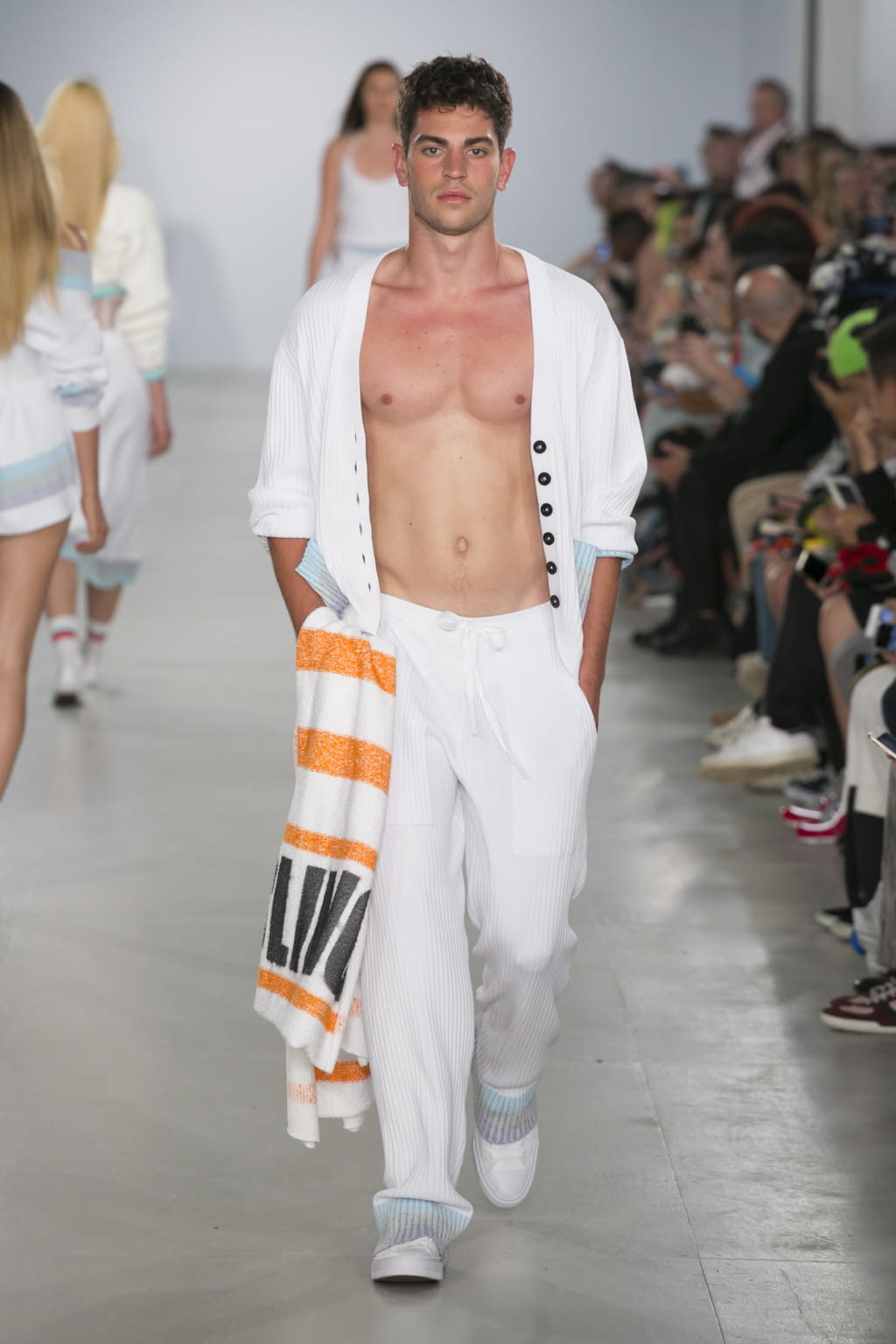 Fashion Week London Spring/Summer 2017 look 26 from the Sibling collection menswear