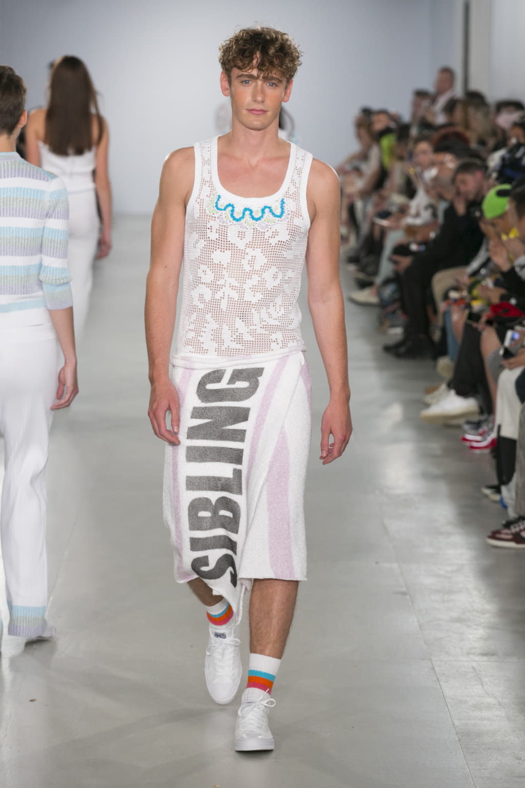 Fashion Week London Spring/Summer 2017 look 29 from the Sibling collection menswear