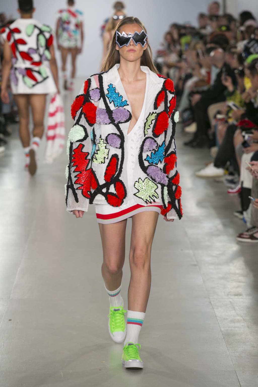 Fashion Week London Spring/Summer 2017 look 40 from the Sibling collection menswear