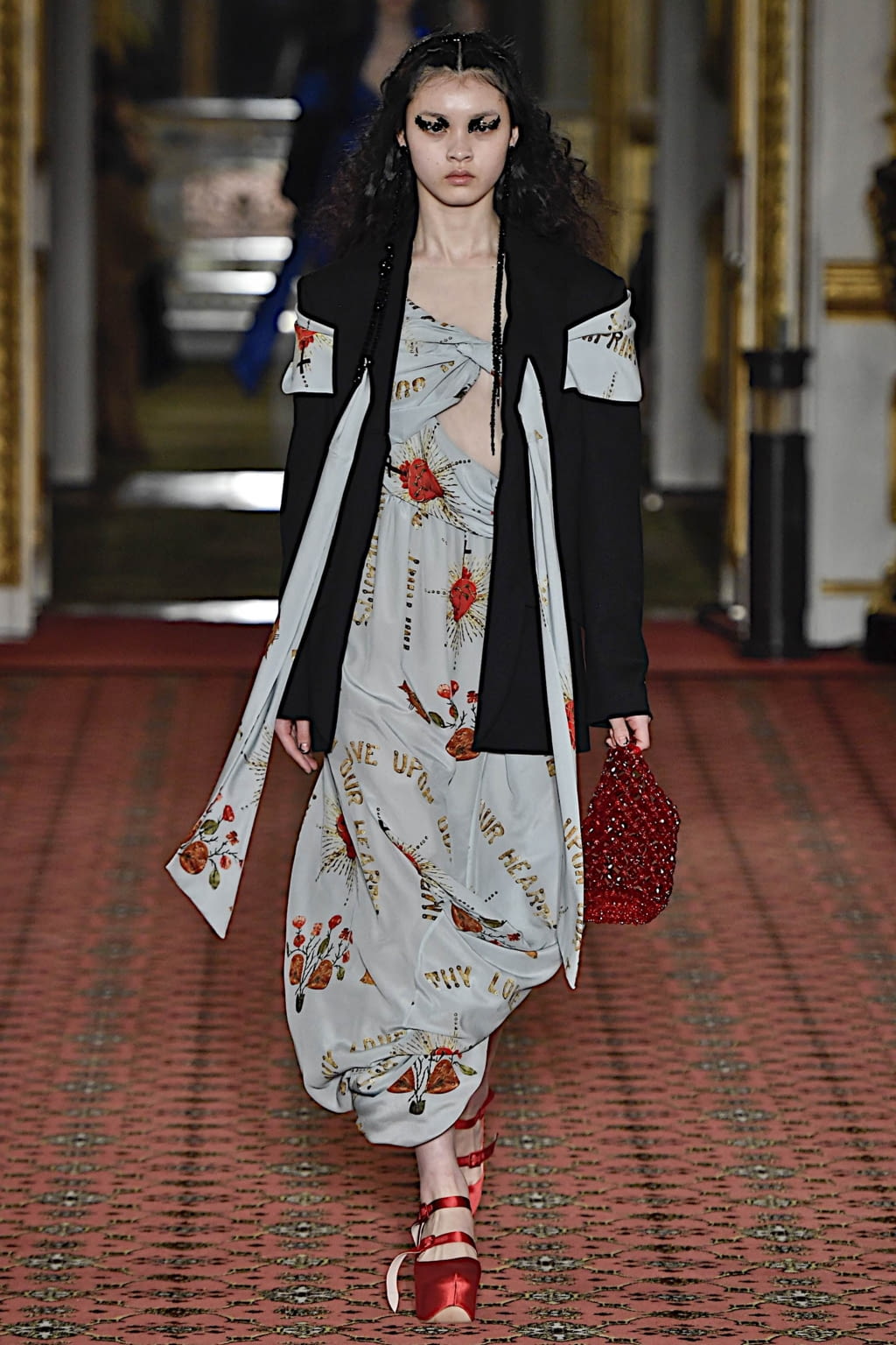 Fashion Week London Fall/Winter 2020 look 35 from the Simone Rocha collection womenswear