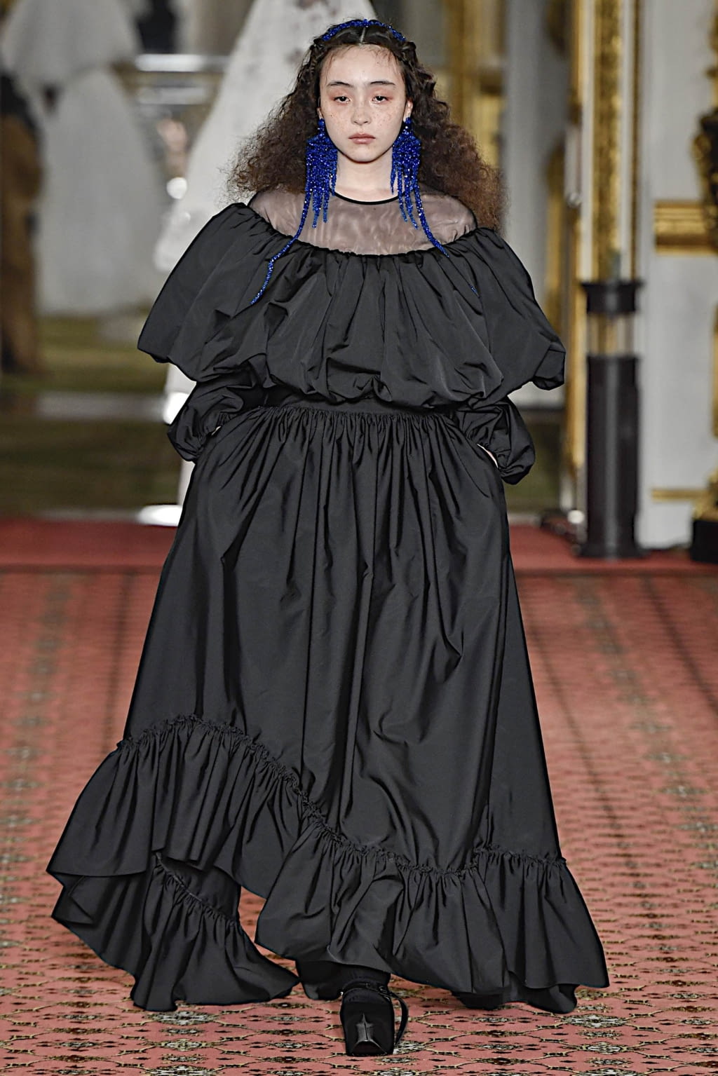 Fashion Week London Fall/Winter 2020 look 40 from the Simone Rocha collection 女装