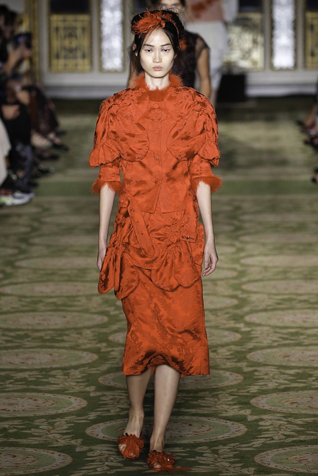 Fashion Week London Spring/Summer 2019 look 12 from the Simone Rocha collection womenswear
