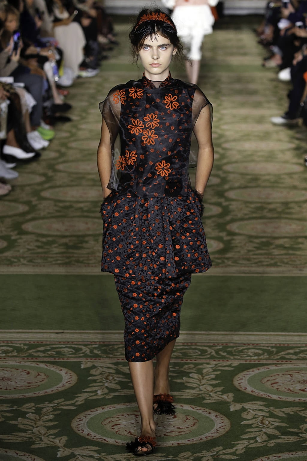 Fashion Week London Spring/Summer 2019 look 13 from the Simone Rocha collection womenswear