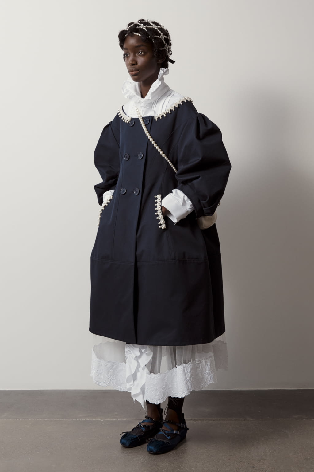 Fashion Week London Spring/Summer 2021 look 9 from the Simone Rocha collection womenswear