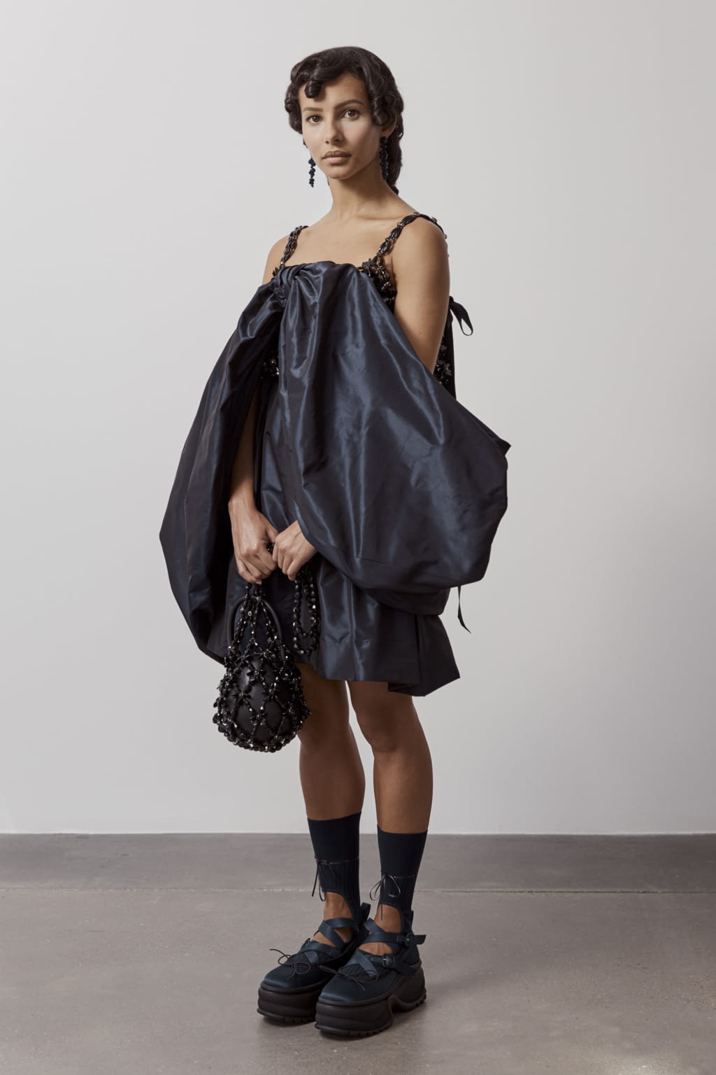 Fashion Week London Spring/Summer 2021 look 16 from the Simone Rocha collection womenswear