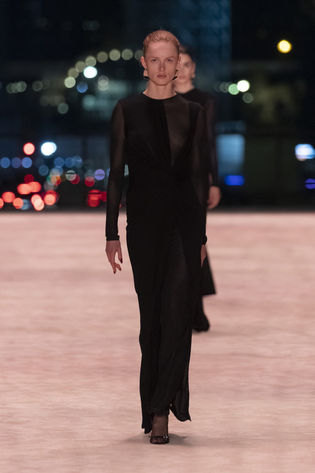 Fashion Week Paris Fall/Winter 2022 look 50 from the Saint Laurent collection womenswear
