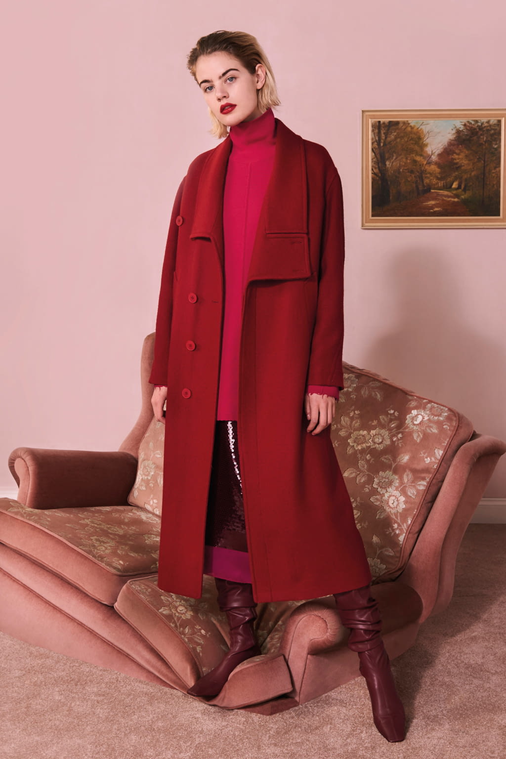 Fashion Week Paris Pre-Fall 2017 look 36 from the Stella McCartney collection womenswear