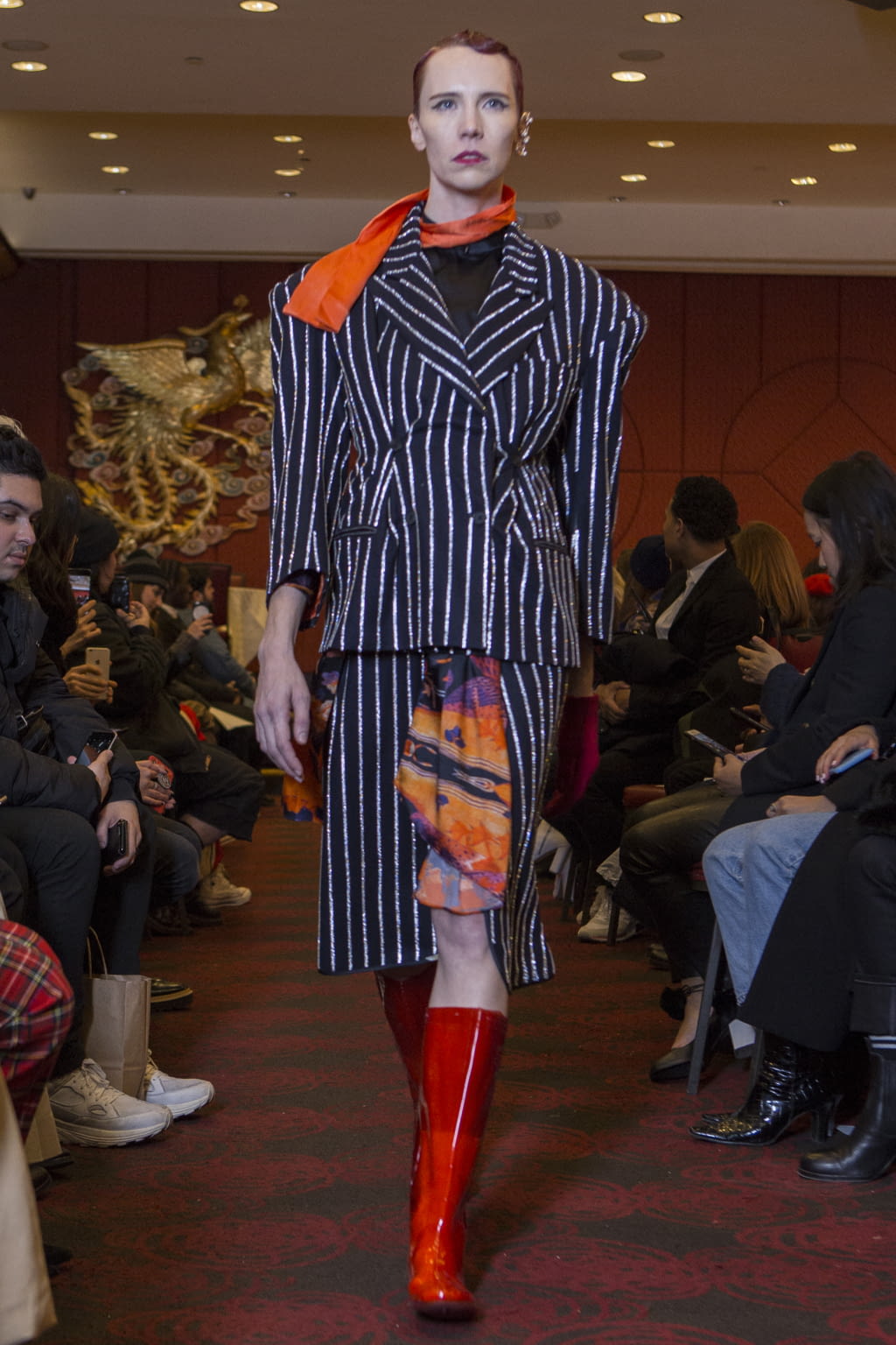 Fashion Week New York Fall/Winter 2018 look 1 from the SNOW XUE GAO collection womenswear