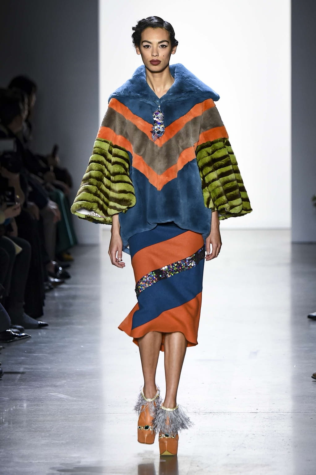 Fashion Week New York Fall/Winter 2019 look 6 from the Son Jung Wan collection womenswear