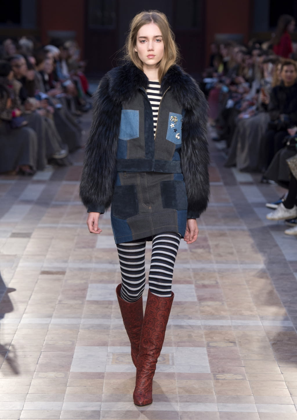 Fashion Week Paris Fall/Winter 2016 look 12 de la collection Sonia Rykiel womenswear
