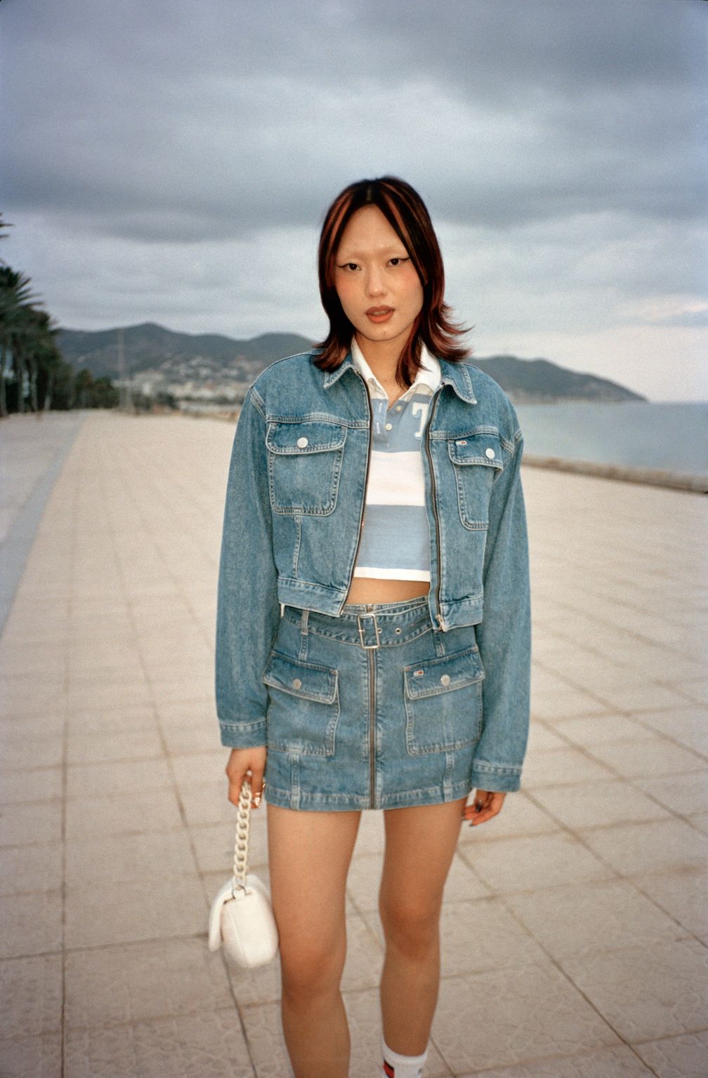 Fashion Week New York Spring/Summer 2024 look 25 from the Tommy Jeans collection 女装