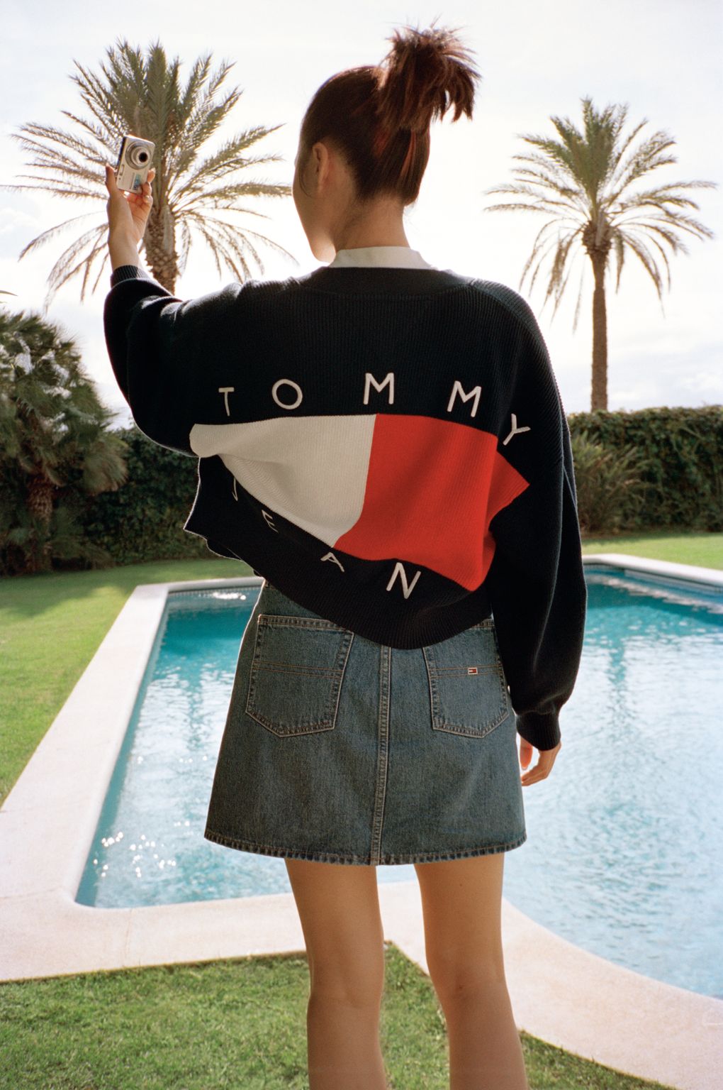 Fashion Week New York Spring/Summer 2024 look 30 from the Tommy Jeans collection womenswear