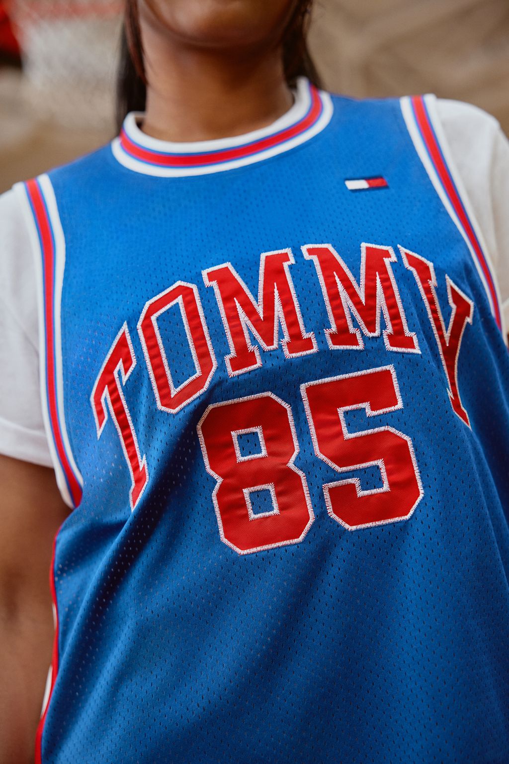 Fashion Week New York Spring/Summer 2024 look 48 from the Tommy Jeans collection womenswear
